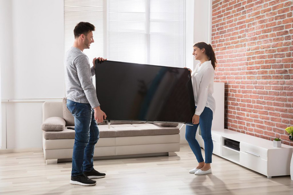 Moving a TV