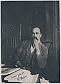 William Osler, em sua casa, biblioteca, em Baltimore